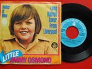 LITTLE JIMMY OSMOND LONG HAIRED LOVER FROM LIVERPOOL 1973 RARE EXYUGO 7“ PS