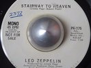 ROCK 45 LED ZEPPELIN Stairway to heaven ATLANTIC RARE PROMO LISTEN