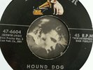 Rare 45rpm-Elvis Presley -Hound dog -RCA Victor -1956 -U.S import -Ex.