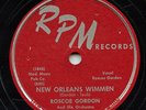 HEAR - Rare Blues 78 - Roscoe Gordon - New Orleans Wimmen - RPM # 358