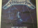 Metallica - Ride The Lightning - VG ORIGINAL MEGAFORCE - 1984 Elektra - Slayer