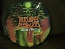 NUCLEAR ASSAULT --- rare original 1988 SURVIVE   Picture LP