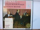 BEETHOVEN ROSTROPOVICH RICHTER  AUTOGRAPHED STEREO SONATAS PIANO CELLO  NM LP