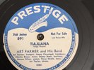 78 RPM Art Farmer PRESTIGE Tiajuana