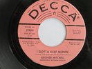Northern Soul 45, Grover Mitchell, I Gotta Keep Movin', Decca promo