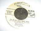 ELVIS PRESLEY - TEDDY BEAR - CANADIAN RCA VICTOR WHITE LABEL PROMO