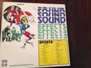 SOUND EFFECTS - SPORTS LP VINYL 1980 SOCCER,BASEBALL,HOCKEY,GYM,TENNIS,CHEERLEAD
