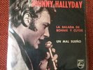 JOHNNY HALLYDAY,CHILE  EP WITH PS,ORIGINAL PHILIPS EX TOP COVER