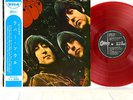 BEATLES rubber soul JAPAN orig '66 Odeon RED VINYL LP rare
