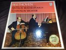 ROSTROPOVICH RICHTER BEETHOVEN COMPLETE SONATAS PIANO & CELLO PHILIPS 2 LP BOX