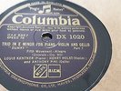 DVORAK TRIO IN E MINOR FOR PIANO AND VIOLIN KENTNER, HOLST & PINI  DX1017-1020