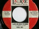 Rare 1968 Kentucky Garage Rock LAURIE 3430 45 SOUL INC Love Me When I'm Down