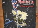 Back patch aufnäher 1982 IRON MAIDEN The Beast On The Road ORIGINAL 