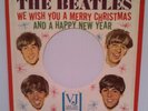 BEATLES We Wish You a Merry Christmas sleeve Vee-Jay rich color *Fine Artifact*