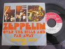 LED ZEPPELIN Over The Hills And Far away RARE PORTUGAL 7'' 45  Unique PS