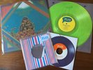 Morgan Delt Lime Green Vinyl 250 Only Plus Purple Barbarian Kings 7