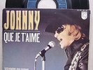 johnny hallyday ep que je t'aime pochette papier  cartonne excellente (lire)