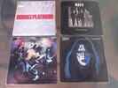 4 VINTAGE KISS LP RECORD ALBUMS DOUBLE PLATINUM,ALIVE,DRESSED 2 KILL,ACE FREHLEY