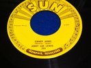 JERRY LEE LEWIS 45 Crazy Arms SUN 259 debut ROCKABILLY super clean original