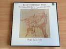 SERGIU LUCA Bach Unaccompanied Violin sonatas & Partitas US 3LP BOX NONESUCH