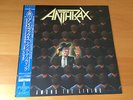 LP ANTHRAX AMONG THE LIVING JAPAN OBI