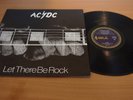 AC/DC Let There Be Rock 1st Press Albert Productions Blue Roo LP Vinyl Record