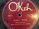 Okeh 4906 - Sobbin' Blues by King Oliver (Louis Armstrong) - 1923 RARE 78RPM