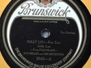 Ray Miller Sally Lou 78 Jazz Dance Band Brunswick 2643 I Can't Get the One NICE