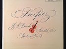BACH SONATA PARTITA For SOLO VIOLIN Heifetz 1956 RCA Victor LM-1976 SD 