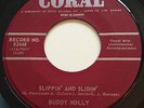 ROCKABILLY Buddy Holly SLIPPIN' AND SLIDIN' Coral 45 rare Canadian pressing NM