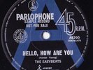 EASYBEATS 45: HELLO HOW ARE YOU/FALLING.. AUSSIE PROMO  PARLOPH  VG+/VG+  1967
