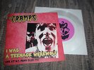 THE CRAMPS - I WAS A TEENAGE WEREWOLF LIVE 1981 , RARE FLEXI 7