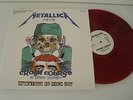 METALLICA CRASH COURSE IN BRAIN SURGERY LIVE 1987 LP JAPAN RED VINYL