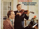 F SCHUBERT  LP Violin Piano Duo *A Grumiaux *P Crossley Philips orig 1977 Mint