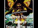 Jethro Tull live at Playhouse Theatre Edinburgh 14 May 1982 A4 size poster print
