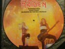 Iron Maiden Running Free Picture Disc LP 1986 Live 45Rpm 180-220 gram Import NM