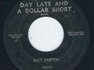 Rockabilly Billy Barton FIRE 1007 Crazy Lover / Day late and dollar short  ?