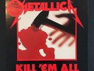 Kill 'Em All Metallica White Label Promo NEAR MINT vinyl megadeth anthrax