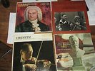 4x Heifetz RCA Victor Shaded Dog Bach Brahms Sibelius Sonata Partita Piatigorsky