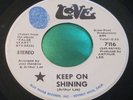 Original WLP Rock 45 : Love   Arthur Lee   Keep On Shining   Blue Thumb  7116