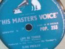 Elvis Presley 78,pop 253,love me tender+anyway you want me,1956.