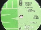 Iron Maiden - Women In Uniform - Original Irish EMI 7