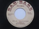 EVANGELIST BILLY SANDERS Why Am I Treated So Bad Bar-Bare Gospel Soul 45 HEAR