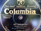 Columbia 15441D Leake County Ramblers DRY TOWN BLUES 1929 78 rpm