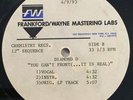 DIAMOND D - You Can't Front (...It Is Real) - CHEMISTRY RECS ACETATE