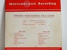 MARDEN HIGH SCHOOL FOLK CHOIR Private Press UK Folk 10