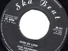 DON DRUMMOND/SKINHEAD REGGAE/SKA BEAT 45/DON DE LION - JO-AN..STUDIO ONE SKA