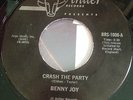 HEAR  Rare Rockabilly RE  Benny Joy Crash The Party/Little Red Book - Antler 45