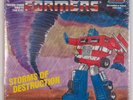 TRANSFORMERS: Storms of Destruction SEALED 80s Kid Stuff Vinyl Record + Book