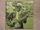 Blind Gary Davis Harlem Street Singer beaut 1961 DG blues LP on Bluesville